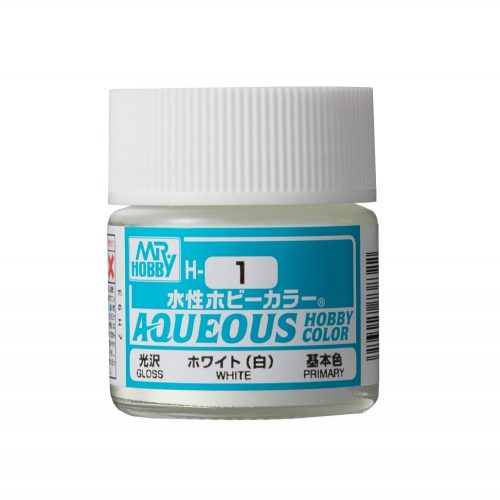 Aqueous Hobby Color Paint (10 ml) White H-001