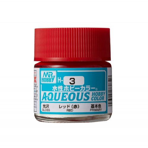 Aqueous Hobby Color Paint (10 ml) Red H-003