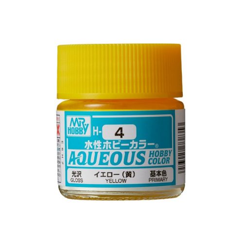 Aqueous Hobby Color Paint (10 ml) Yellow H-004