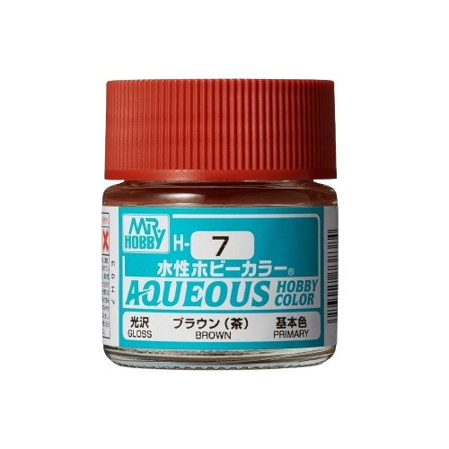 Aqueous Hobby Color Paint (10 ml) Brown H-007