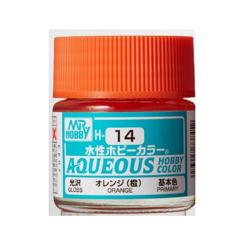Aqueous Hobby Color Paint (10 ml) Orange H-014