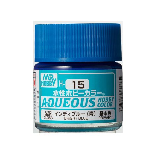 Aqueous Hobby Color Paint (10 ml) Bright Blue H-015