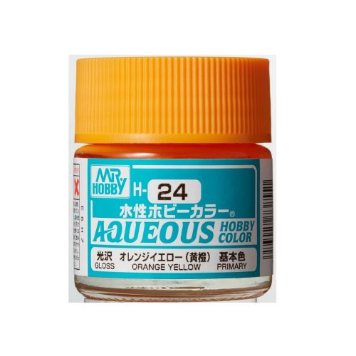 Aqueous Hobby Color Paint (10 ml) Orange Yellow H-024