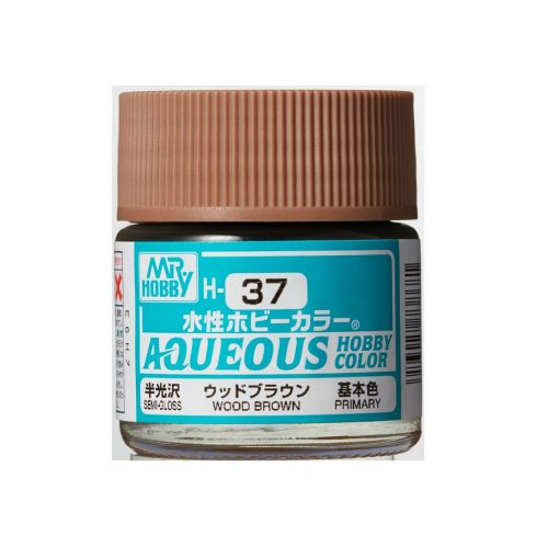 Aqueous Hobby Color Paint (10 ml) Wood Brown H-037