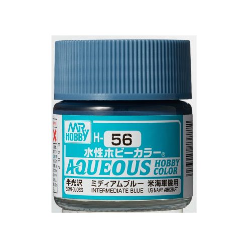 Aqueous Hobby Color Paint (10 ml) Intermediate Blue H-056