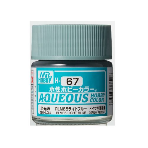 Aqueous Hobby Color Paint (10 ml) RLM65 Light Blue H-067