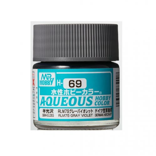 Aqueous Hobby Color Paint (10 ml) RLM75 Gray H-069