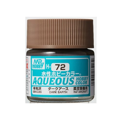 Aqueous Hobby Color Paint (10 ml) Dark Earth H-072