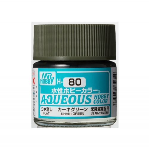 Aqueous Hobby Color Paint (10 ml) Khaki Green H-080