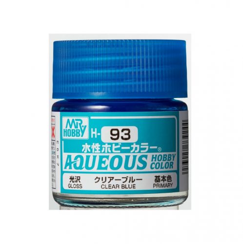 Aqueous Hobby Color Paint (10 ml) Clear Blue H-093