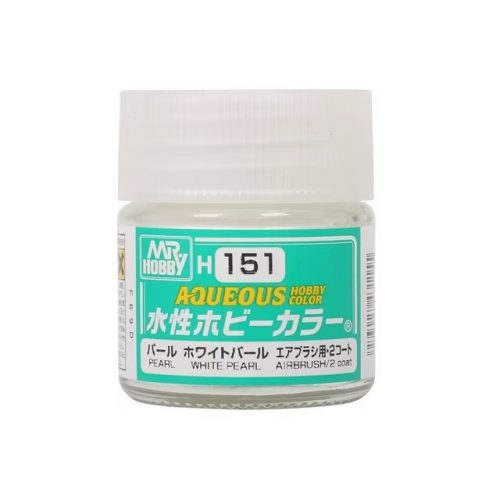 Aqueous Hobby Color Paint (10 ml) White Pearl H-151