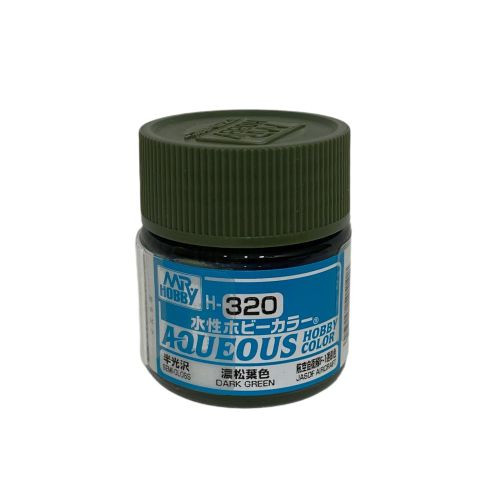 Aqueous Hobby Color Paint (10 ml) Dark Green H-320