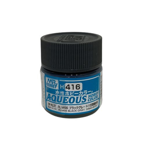 Aqueous Hobby Color Paint (10 ml) RLM66 Black Gray H-416