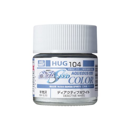 Aqueous Hobby Gundam Paint (10ml) DEACTIVE WHITE (HUG-104)