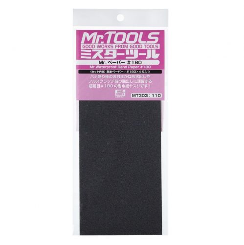 Mr. Waterproof Sand Paper /180 x 4 Sheets MT-303