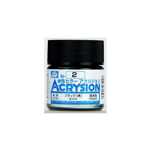 Acrysion Paint N-002 Black (10ml)