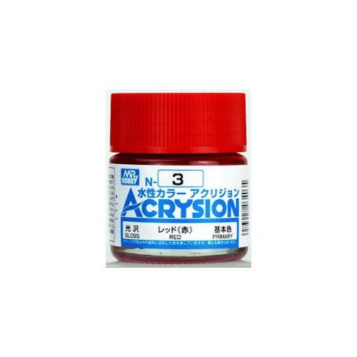 Acrysion Paint N-003 Red (10ml)