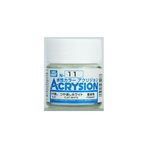 Acrysion Paint N-011 Flat White (10ml)