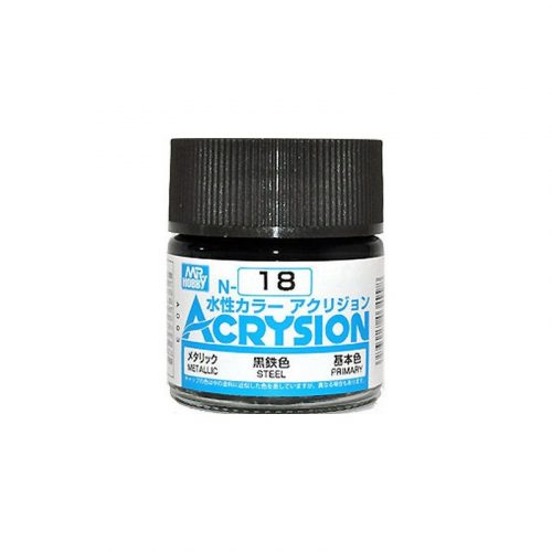 Acrysion Paint N-018 Steel (10ml)