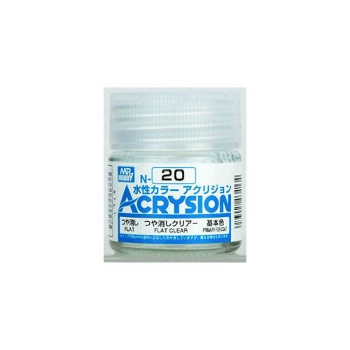 Acrysion Paint N-020 Flat Clear (10ml)