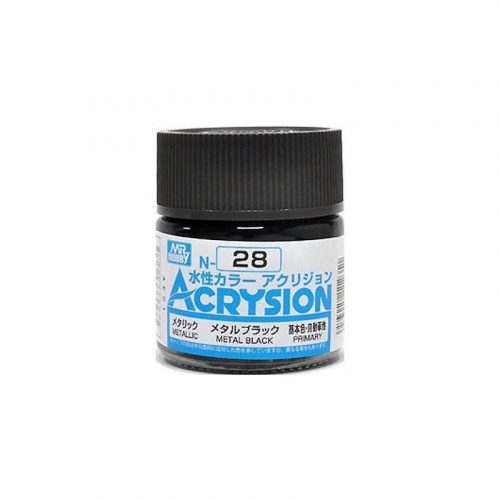 Acrysion Paint N-028 Metal Black (10ml)