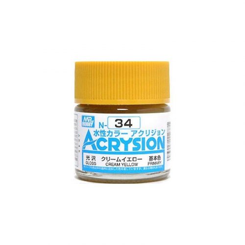 Acrysion Paint N-034 Cream Yellow (10ml)