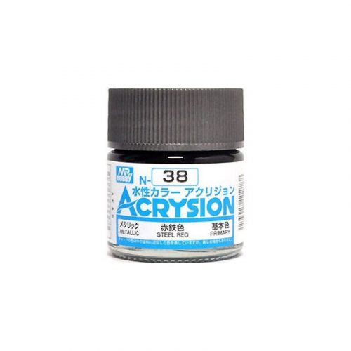 Acrysion Paint N-038 Steel Red (10ml)