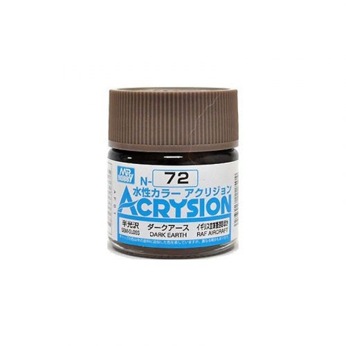 Acrysion Paint N-072 Dark Earth (10ml)