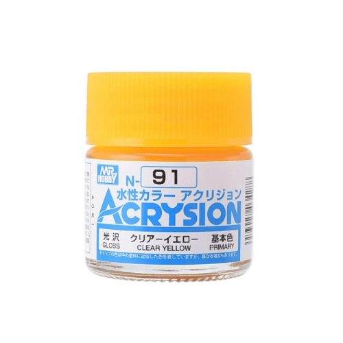 Acrysion Paint N-091 Clear Yellow (10ml)