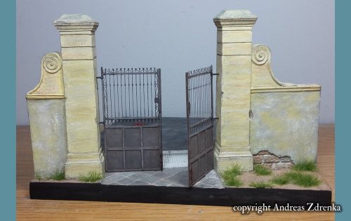 Matho Models Metal Fence Set B - Gate 1:35 (35060)