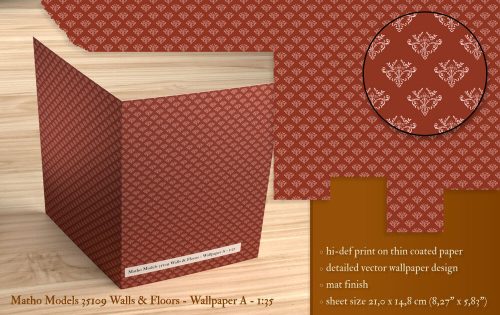 Matho Models Walls & Floors - Wallpaper A 1:35 (35109)