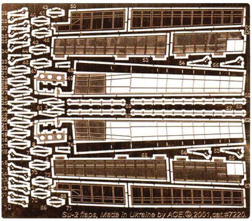 ACE PE-Set (flaps) for Su-2 (ICM) für ICM Bausatz 1:72 (PE7220)