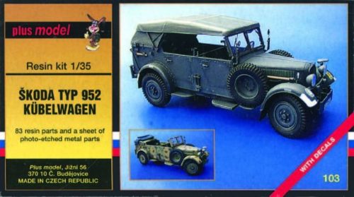 Plus Model Kübelwagen Kfz 15 / Skoda 952 1:35 (103)