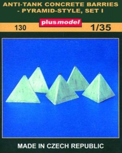 Plus Model Panzerbarrikaden Pyramidenform Set I 1:35 (130)