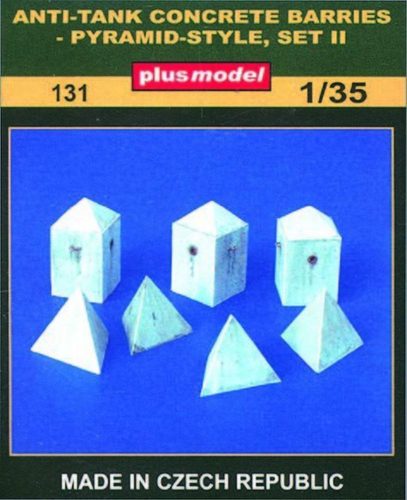 Plus Model Panzerbarrikaden Pyramidenform Set II 1:35 (131)