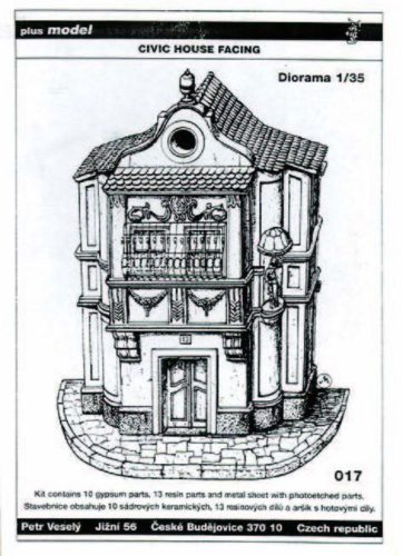 Plus Model Altes Stadthaus Keine Ruine !!! 1:35 (17)