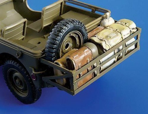 Plus Model Anbau mit Gepäck für Tamiya Bausatz 1:35 (246)