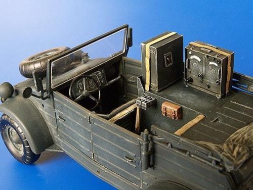 Plus Model Kübelwagen Radio Car Kfz. 2 Umbau Set für Tamiya Bausatz 1:35 (250)