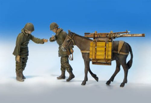 Plus Model U.S. Infantrist mit Maultier 1:35 (323)