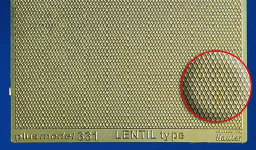 Plus Model Lentil Type Engraved Plate 1:35 (331)