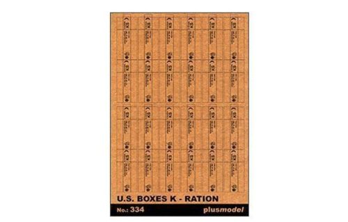 Plus Model U.S. Rationierungs-Kisten K 1:35 (334)