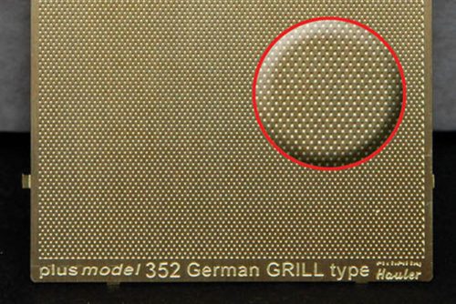 Plus Model Engraved plate - German Grill 1:35 (352)