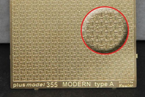 Plus Model Engraved plate - Modern A type 1:35 (355)