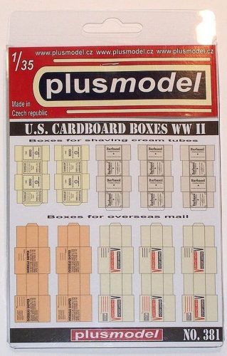 Plus Model U.S. Faltkartons 1:35 (381)