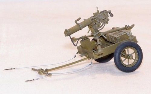 Plus Model U.S. Handkarren M3A1 mit Browning 0,3 1:35 (400)