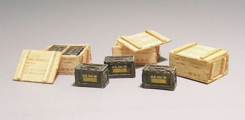 Plus Model US wooden ammunition boxes - Vietnam 1:35 (420)