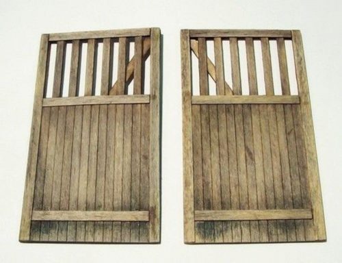 Plus Model Wooden gate - straight 1:35 (432)