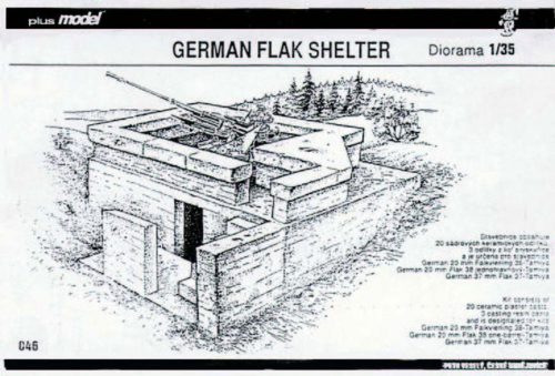 Plus Model Deutscher Flak Bunker WW II 1:35 (46)