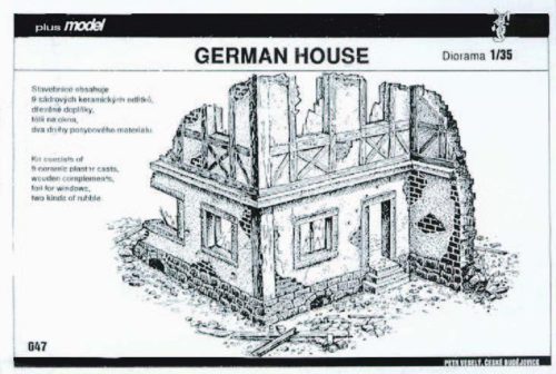 Plus Model Deutsches Fachwerkhaus-Ruine 1:35 (47)