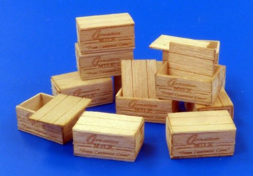 Plus Model U.S.Wooden crates for condensed milk 1:35 (481)